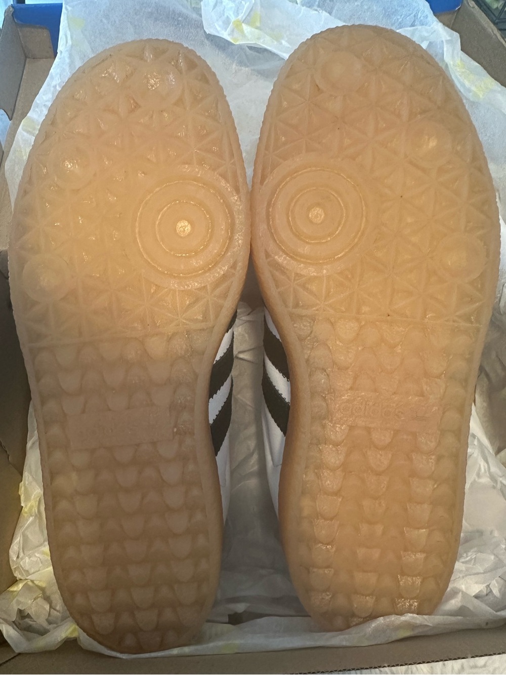 Adidas Sambae Aurora Ivy and White platform sneakers. Women's 8 - Picture 4 of 7